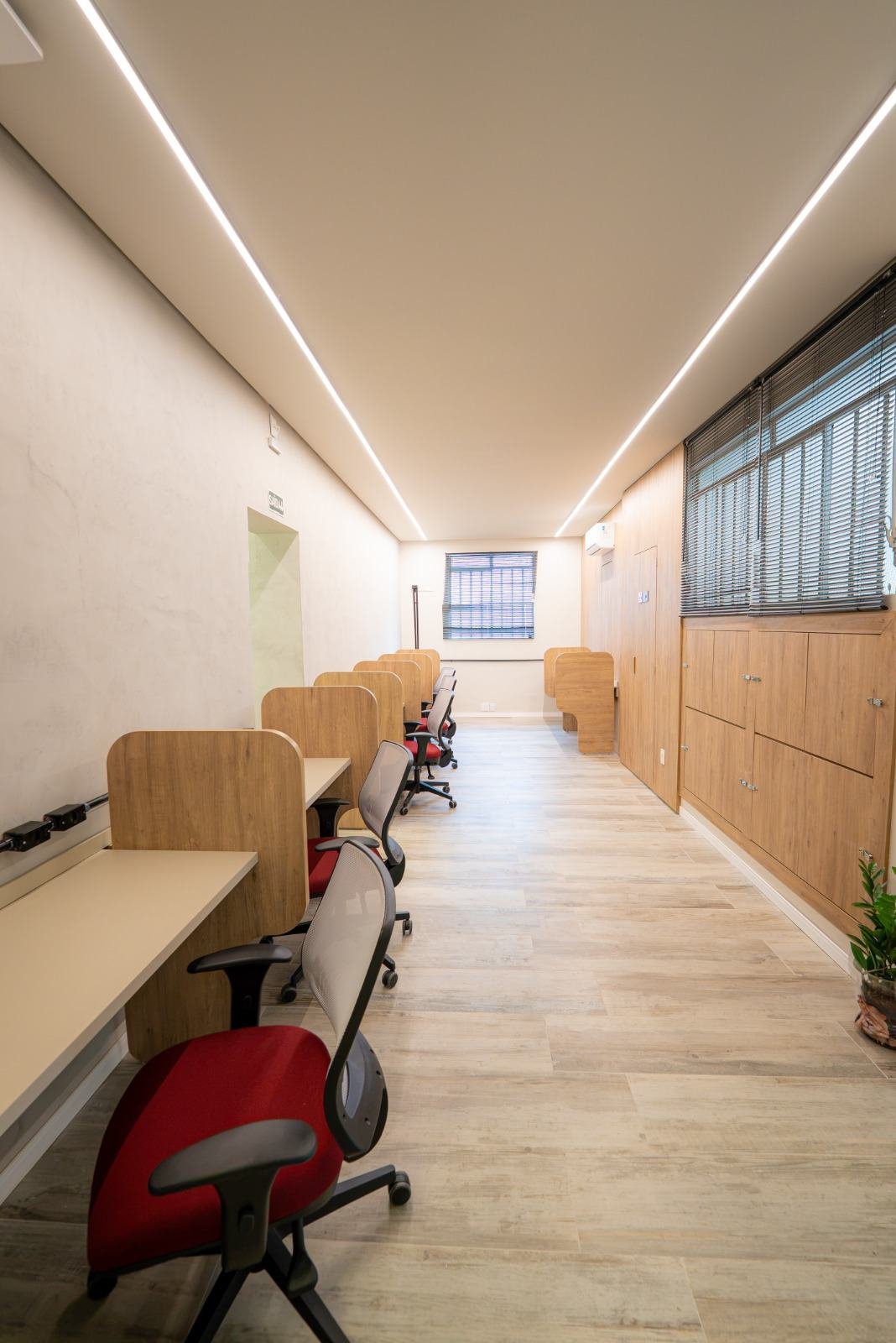 Hot desk do Bordo Coworking