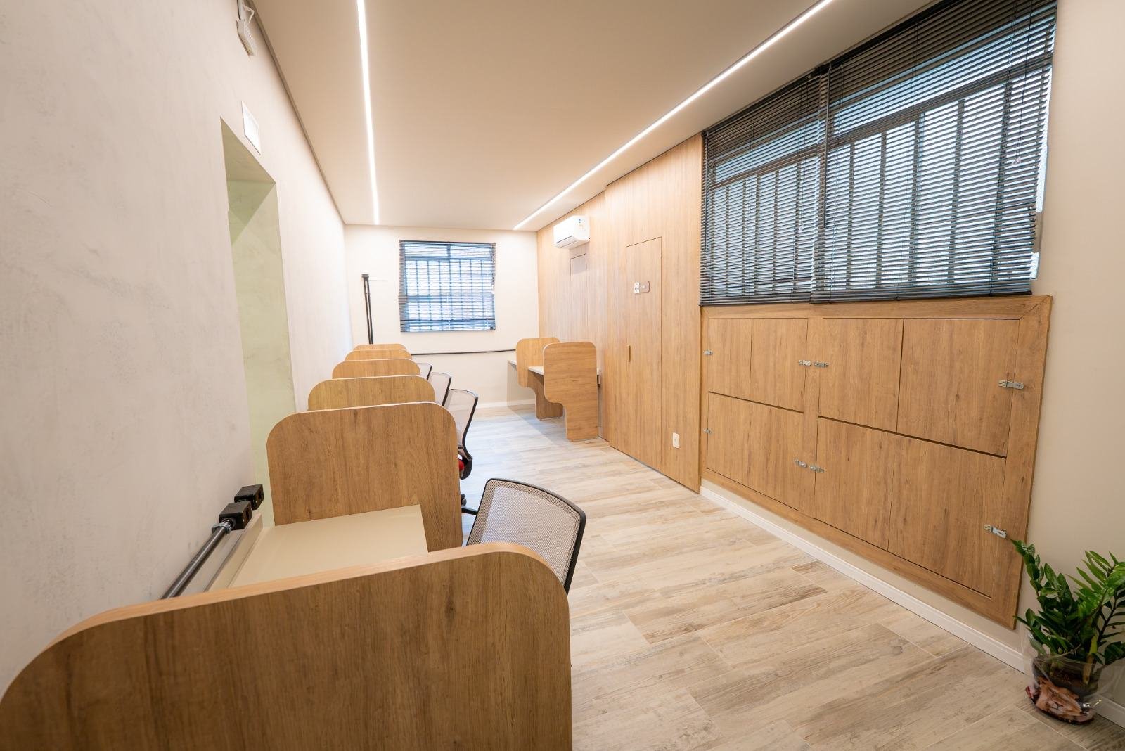 Sala privativa do Bordo Coworking