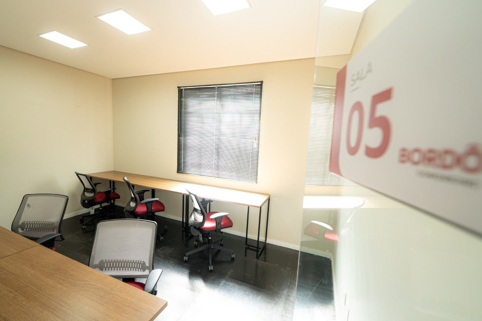 Sala privativa do Bordo Coworking