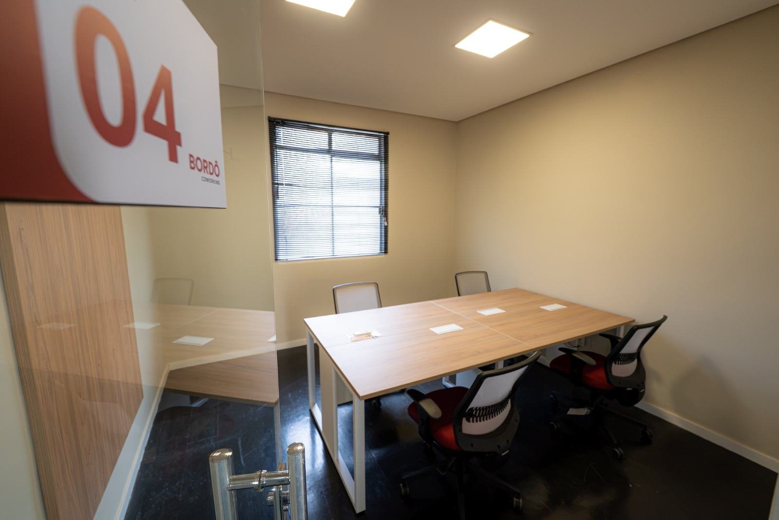 Sala privativa do Bordo Coworking