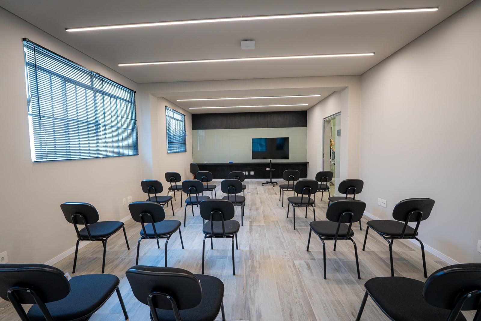 Sala de treinamento do Bordo Coworking