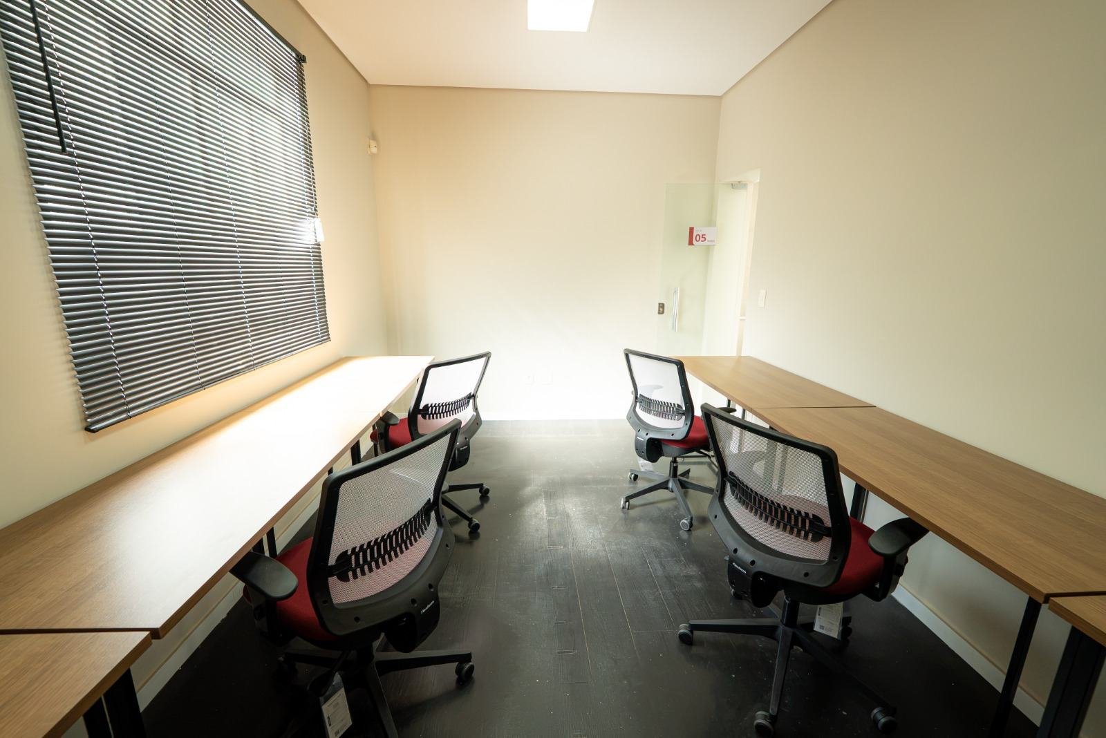 Sala de treinamento do Bordo Coworking