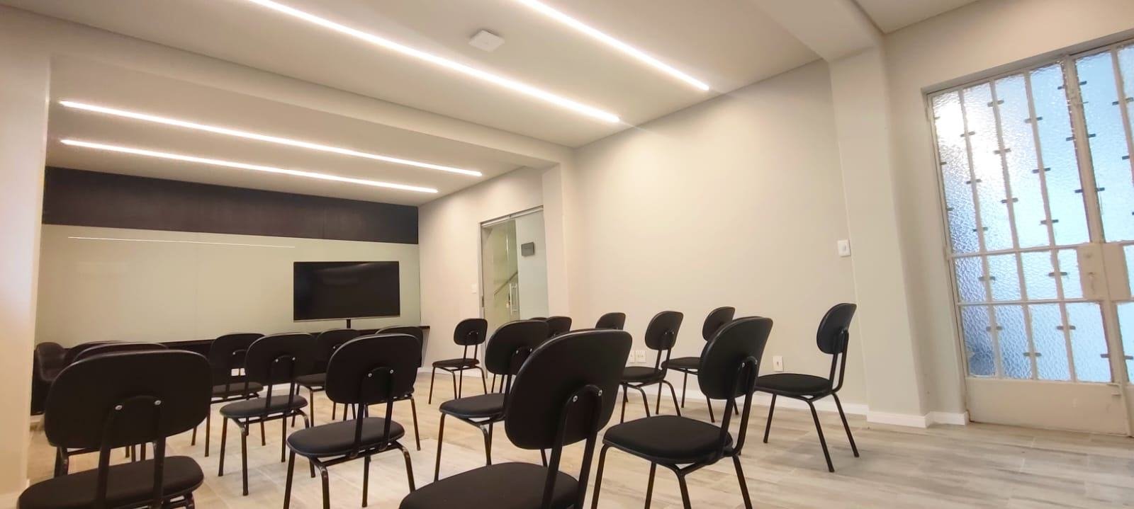Sala de treinamento do Bordo Coworking