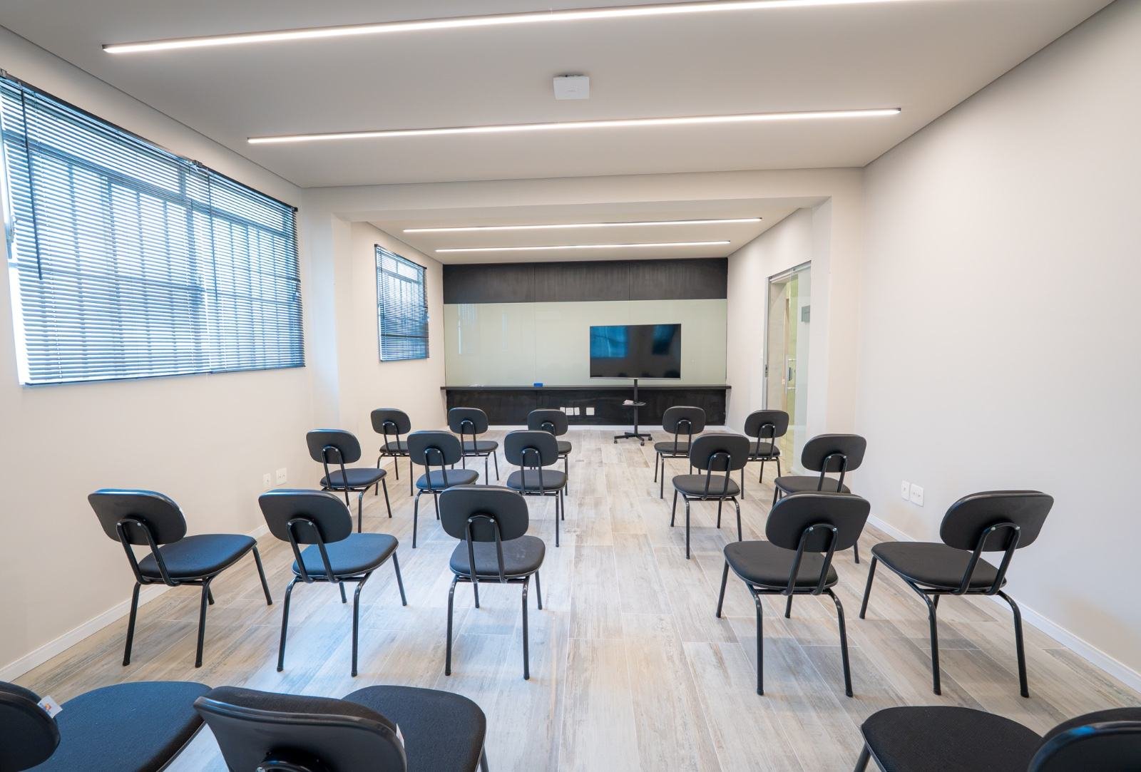 Sala de treinamento do Bordo Coworking